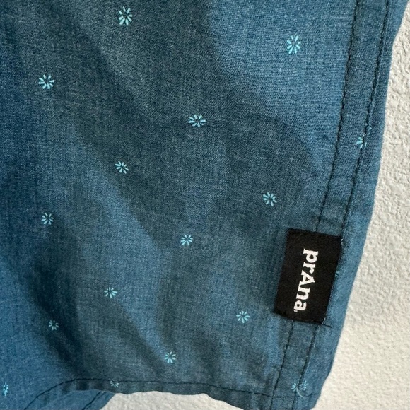 Prana Men’s Tinline Shirt Short Sleeve Camp Shirt XXL EUC - Picture 7 of 10